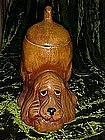 Basset hound cookie jar, Treasure craft USA