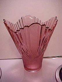 Fenton dusty rose/plum vase