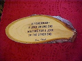 Cute fishermans wood sign, Two jerk's