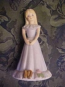 Enesco "growing up" birthday girls ,blonde age 10