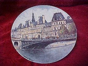 Limoges, L'Hotel deVille deParis, collector plate