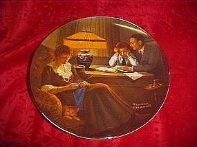 Rockwell's Light Campaign series, "Fathers Help" plate