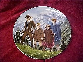 Climb ev'ry mountain plate, from "The sound of music"