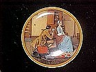 Rockwell's Colonials; Portrait for a Bridegroom plate