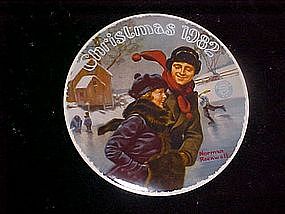 Christmas Courtship, Rockwell's Christmas 1982 plate