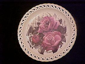Blue Moon, American Rose Garden plate, Paul J. Sweaney