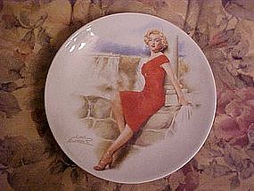 Marilyn Monroe ,in Niagra, Delphi Collector plate