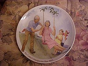 "The Swinger" Csatari Grandparent plate 1983