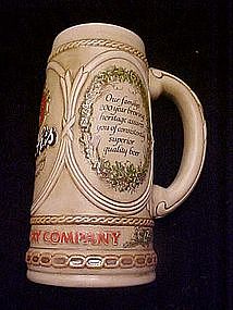 Stroh's Ceramarte Exclusive beer stein, mis-spelled