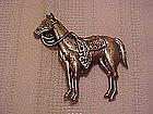 Vintage horse pin