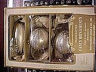 Vintage boxed Christmas ornaments, Germany, Fancy