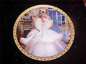 Happy Holidays Barbie 1989, collectors plate