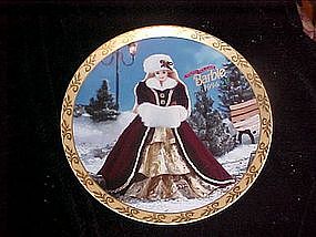 Happy Holidays Barbie 1996, collectors plate