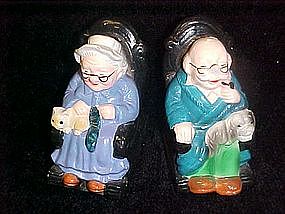 Rocking chair grandma and grandpa shakers