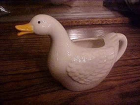 Josef Originals, white duck creamer