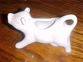 White china cow cream pitcher