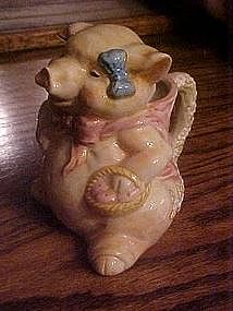 Adorable ceramic cream pitcher by Pigsville