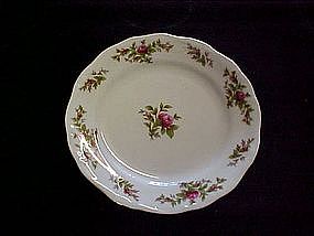Traditions, Moss Rose bread butter plate by Haviland