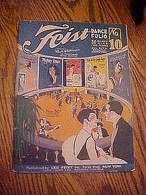 Feist dance music folio #10 for piano, 30 Hits, 1925