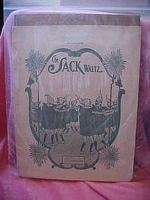 The Sack Waltz by John Metcalf, sheet music 1909