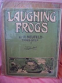 Laughing Frogs, sheet music by R. Neufeld