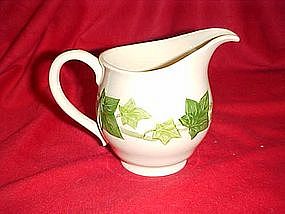 Franciscan ivy pattern, cream pitcher