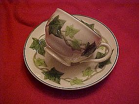 Franciscan Ivy pattern cup with saucer set