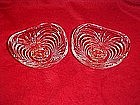 Crystal candle holders, Caprice pattern