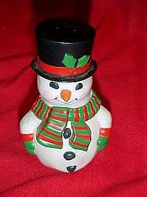 Snowman salt and pepper shaker