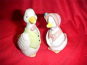 Granny goose and Grandpa Goose salt and pepper