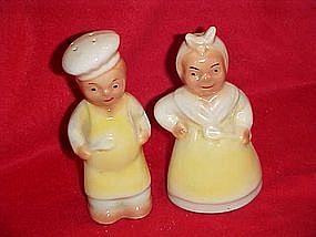 Light skin Black Mammy & Chef salt and pepper shakers