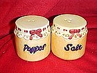 Country jam jars, salt and pepper shakers