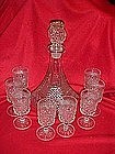 Wexford Captains decanter with wine glasses set