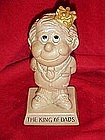 Berries sillisculpt sentiment figure,"The King of Dads"