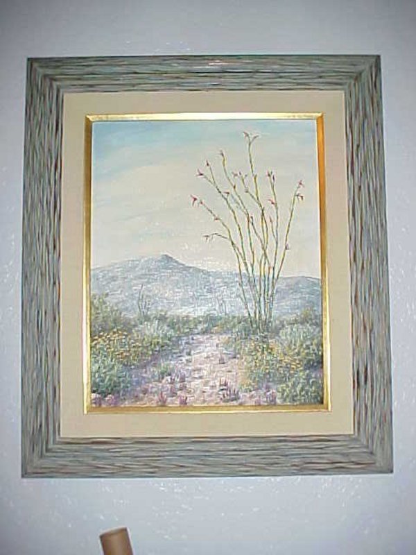 Sedona Desert-Another fine day, oil by Mildred Ford