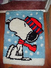 Peanuts' Snoopy Rug, wall hanging