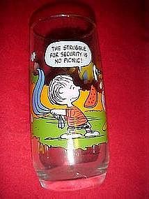 Camp Snoopy, "The struggle for security is no picnic"
