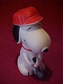 Peanuts, Snoopy golfer. squeaky toy