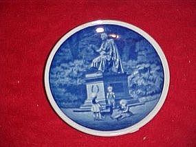 Mini plate, Denmark, Hans Christian Anderson statue