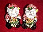 Santa with toys, salt and pepper shakers