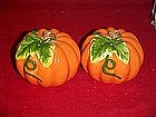 Pumpkin and vine, salt and pepper shakers