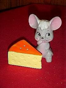 Mouse and cheese go with, salt and pepper shakers