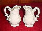 Ceramic pitchers, salt and pepper shakers
