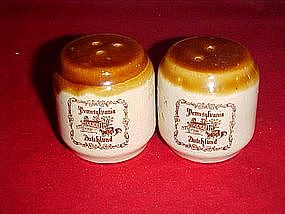 Pennsylvainia Dutchland souvenir salt and pepper