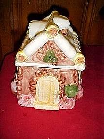 Gingerbread and cookies house, cookie jar