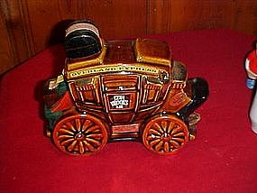 Ezera Brooks Overland Express stage coach decanter