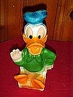 Vintage  plaster Donald Duck coin bank, Mexico