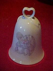 Enesco porcelain wedding bell, Precious Moments