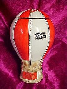 O.B.R. hot air balloon  whiskey decanter 1969