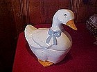 White duck cookie jar, Marcia of California